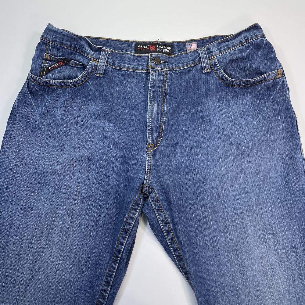 Ariat Jeans FR M4 Mens 42x32(M.42x30) Relaxed Boot Medium Denim Flame Resistant